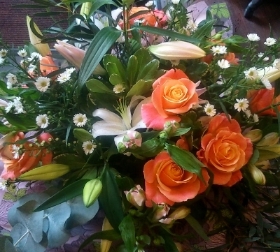 Pretty as a Peach bouquet