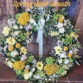 SPRING DOOR WREATH